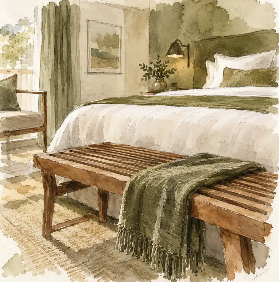 Illustration of accommodation businesses equipment and workspace